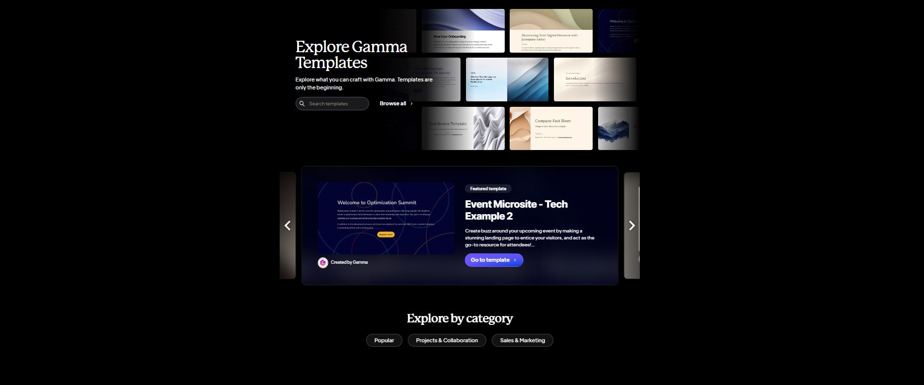 Gamma Ai Review Templates