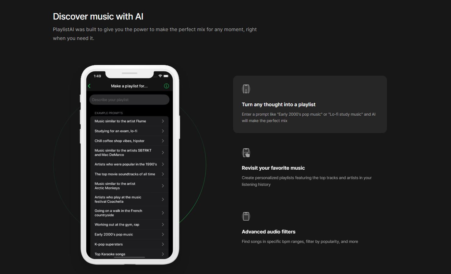 Playlist Ai Reviewfeatures