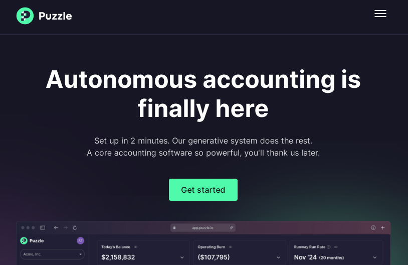 Puzzle Ai Accounting Software